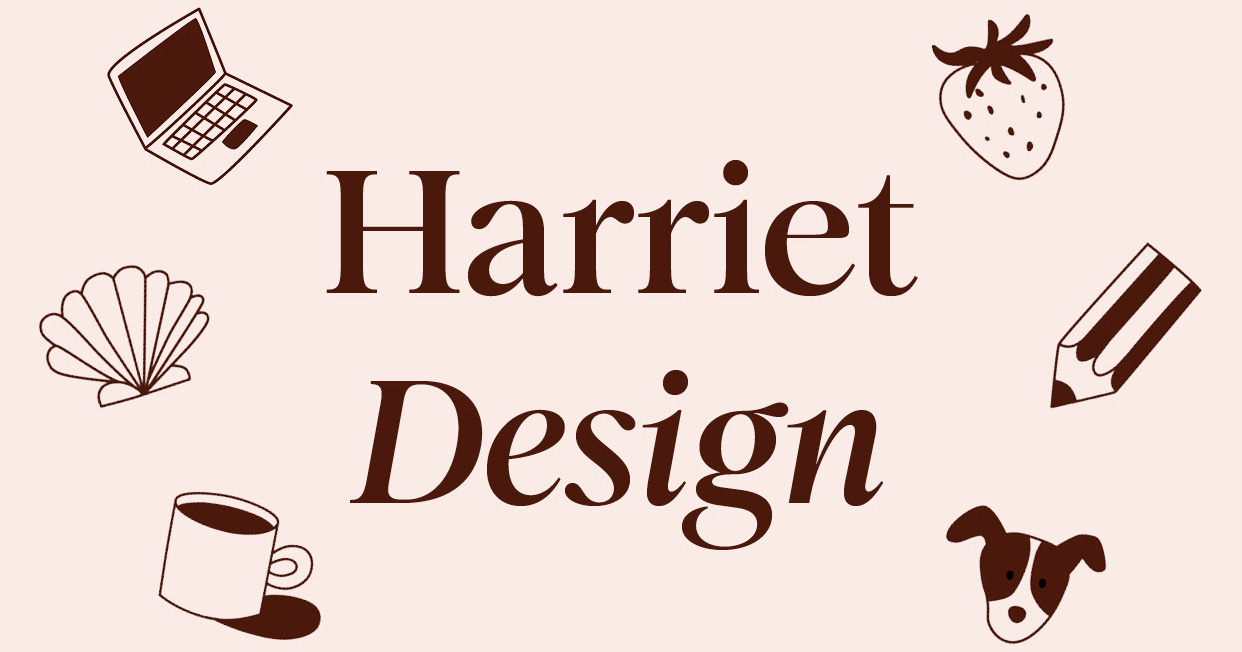 Harriet Design with illustrations